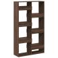 Preview: Raumteiler Braun Eichen-Optik 100x33x175 cm Holzwerkstoff