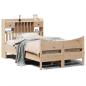 Preview: Massivholzbett ohne Matratze 135x190 cm Kiefernholz