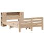 Preview: Massivholzbett ohne Matratze 135x190 cm Kiefernholz