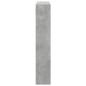 Preview: Wandschrank Betongrau 80x15x80 cm Holzwerkstoff