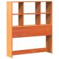 Preview: Massivholzbett ohne Matratze Wachsbraun 100x200 Kiefernholz
