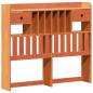 Preview: Massivholzbett ohne Matratze Wachsbraun 135x190 cm Kiefernholz