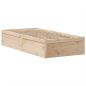 Preview: Massivholzbett ohne Matratze 75x190 cm Kiefernholz