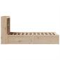 Preview: Massivholzbett ohne Matratze 75x190 cm Kiefernholz
