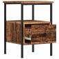 Preview: Nachttische 2 Stk. Altholz-Optik 34x36x50 cm Holzwerkstoff
