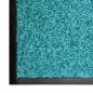 Preview: Fußmatte Waschbar Cyan 120x180 cm