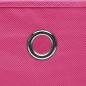 Preview: Aufbewahrungsboxen mit Deckeln 10 Stk. Rosa 32x32x32 cm Stoff