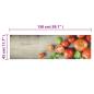 Preview: Küchenteppich Waschbar Tomaten 45x150 cm Samt