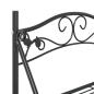 Preview: Blumenregal Schwarz 56x30x96 cm Stahl