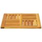 Preview: Tischplatte 50x50x2 cm Quadratisch Massivholz Akazie