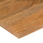 Preview: Schreibtischplatte mit Aussparung 110x60x2,5cm Massivholz Mango
