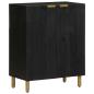 Preview: ARDEBO.de - Sideboard Schwarz 60x33x75 cm Holzwerkstoff