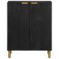 Preview: Sideboard Schwarz 60x33x75 cm Holzwerkstoff