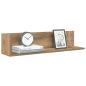 Preview: ARDEBO.de - Wandregale 2 Stk. Artisan-Eiche 75x16,5x16,5 cm Holzwerkstoff