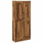 Preview: Highboard Altholz-Optik 82,5x30,5x185 cm Holzwerkstoff