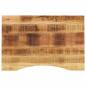 Preview: ARDEBO.de - Schreibtischplatte mit Aussparung 100x50x2,5cm Massivholz Mango
