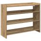 Preview: Schuhregal Artisan-Eiche 80x25x62 cm Holzwerkstoff