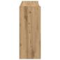 Preview: Schuhregal Artisan-Eiche 80x25x62 cm Holzwerkstoff