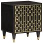 Preview: Nachttische 2 Stk. 40x33x46 cm Massivholz Mango