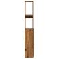 Preview: Badezimmerschrank Altholz-Optik 25x25x170 cm Holzwerkstoff
