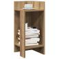 Preview: ARDEBO.de - Beistelltisch mit Ablage Artisan-Eiche 25,5x27x60 cm