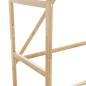 Preview: Kleiderständer mit Ablagen 80x40x175 cm Bambus