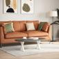 Preview: Couchtischbeine X-Form 2 Stk. Weiß 37x(30-31) cm Stahl