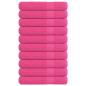 Preview: ARDEBO.de - Saunatücher FROGN 10 Stk. Rosa 80x200 cm 360 g/m²