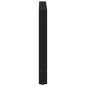 Preview: Esstischbeine Schwarz 2 Stk. 80x(72-73) cm Stahl