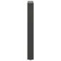 Preview: Esstischbeine Anthrazit 2 Stk. 60x(72-73) cm Stahl