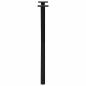 Preview: Esstischbeine X-Form 2 Stk. Schwarz 50x(72-73) cm Stahl