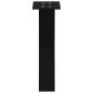 Preview: Couchtischbeine X-Form 2 Stk. Schwarz 28x(42-43) cm Stahl