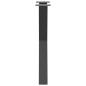 Preview: Esstischbeine X-Form 2 Stk. Anthrazit 60x(72-73) cm Stahl