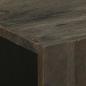 Preview: Sideboard Schwarz 60x33x75 cm Massivholz Mango
