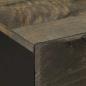 Preview: Nachttisch Schwarz 50x33x60 cm Massivholz Mango