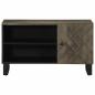 Preview: TV-Schrank 80x33x46 cm Massivholz Mango