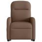 Preview: Relaxsessel mit Aufstehhilfe Braun Stoff