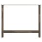 Preview: Esstischbeine Naturstahl 2 Stk. 90x(72-73) cm Stahl