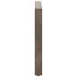 Preview: Esstischbeine Naturstahl 2 Stk. 90x(72-73) cm Stahl
