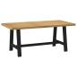Preview: Esstisch NOAIN A-Form-Beine 180x90x75 cm Massivholz Kiefer