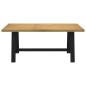Preview: Esstisch NOAIN A-Form-Beine 180x90x75 cm Massivholz Kiefer