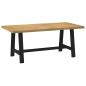 Preview: Esstisch NOAIN A-Form-Beine 180x90x75 cm Massivholz Kiefer