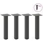 Preview: Couchtischbeine 4 Stk. Anthrazit 30-32 cm Stahl