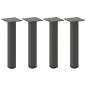 Preview: Couchtischbeine 4 Stk. Anthrazit 30-32 cm Stahl