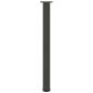 Preview: Bartischbeine 4 Stk. Anthrazit 100-102 cm Stahl