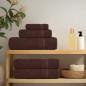 Preview: Saunatücher FROGN 10 Stk. Braun 80x200 cm 360 g/m²