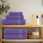 Preview: ARDEBO.de - Saunatücher FROGN 2 Stk. Lila 80x200 cm 360 g/m²