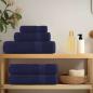Preview: Handtücher FROGN 4 Stk. Marineblau 50x100 cm 360 g/m²