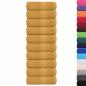 Preview: Gästetücher FROGN 10 Stk. Gold 30x50 cm 360 g/m²