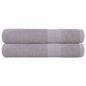Preview: Saunatücher FROGN 2 Stk. Grau 80x200 cm 360 g/m²